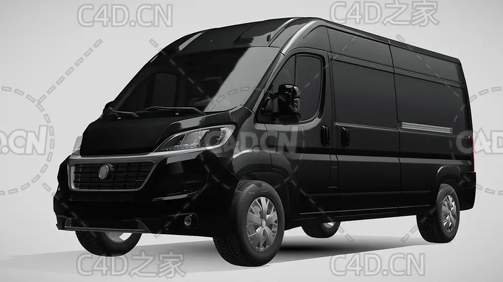 菲亚特汽车ducato杜卡托面包车2014款C4D汽车模型下载 - C4D之家 - 196.jpg