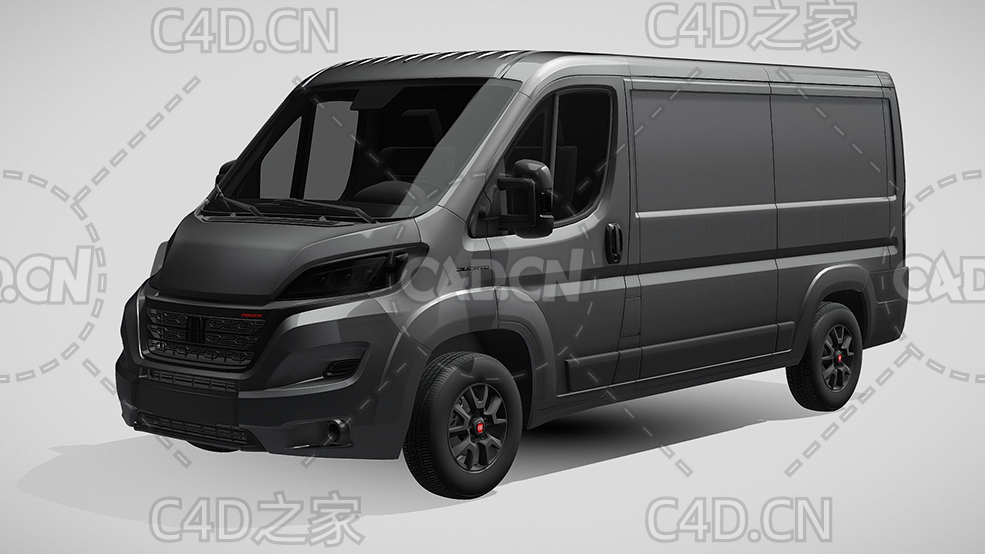 菲亚特汽车ducato杜卡托面包车2022款C4D汽车模型下载 - C4D之家 - 193.jpg