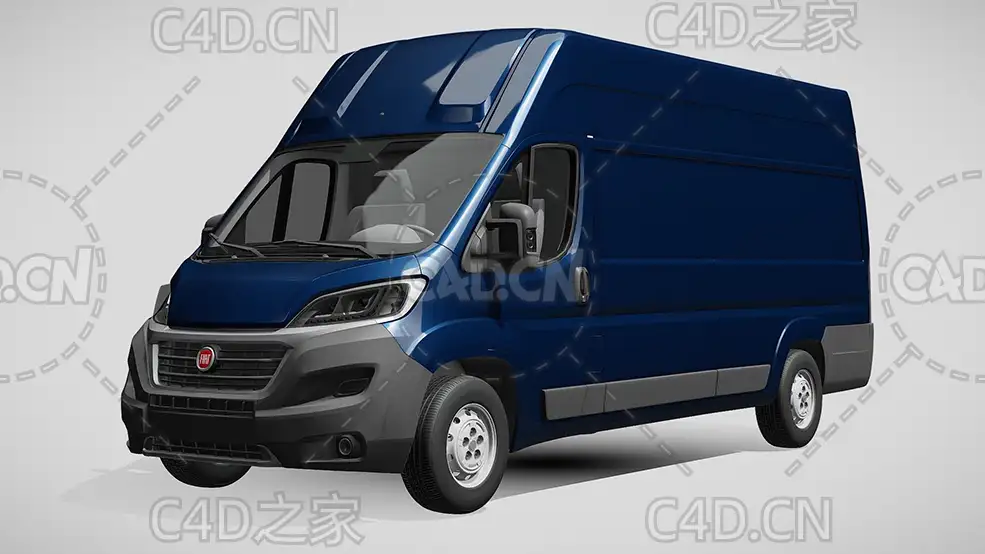 菲亚特汽车ducato杜卡托面包车2017款C4D汽车模型下载 - C4D之家 - 202.jpg