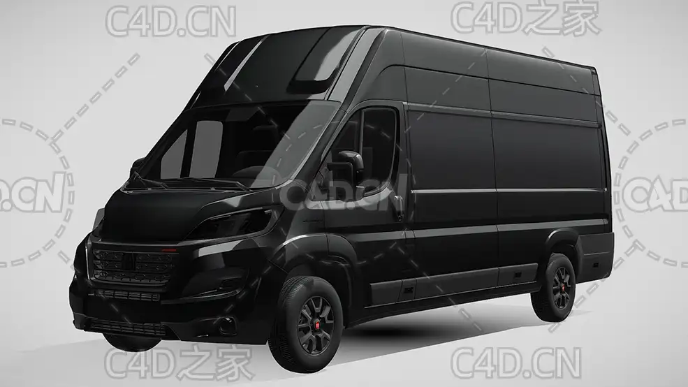 菲亚特汽车ducato杜卡托面包车2022款C4D汽车模型下载 - C4D之家 - 203.jpg