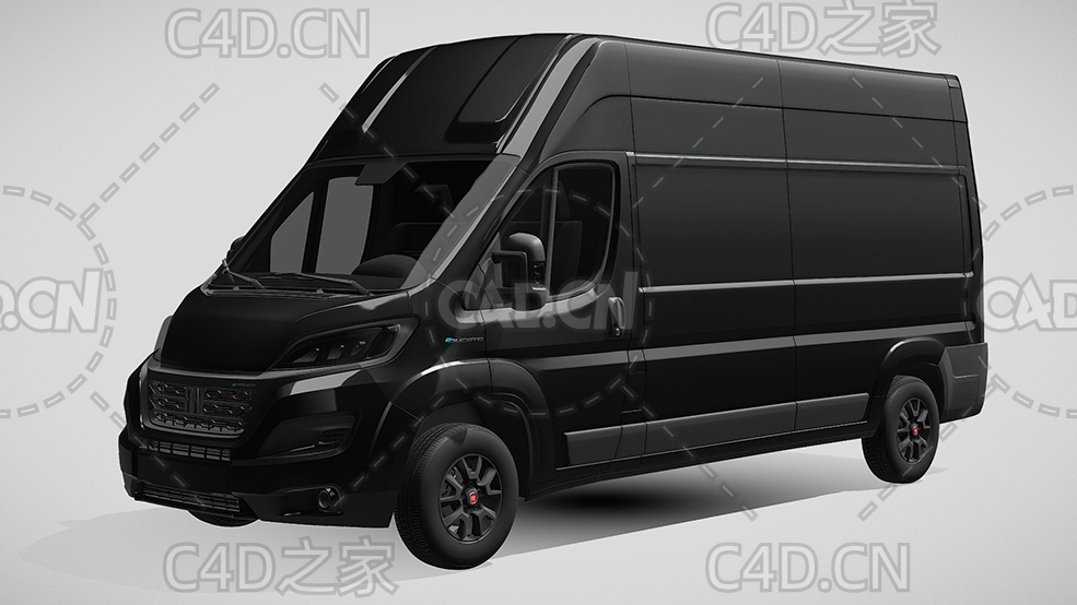 菲亚特汽车ducato杜卡托面包车2022款C4D汽车模型下载 - C4D之家 - 209.jpg