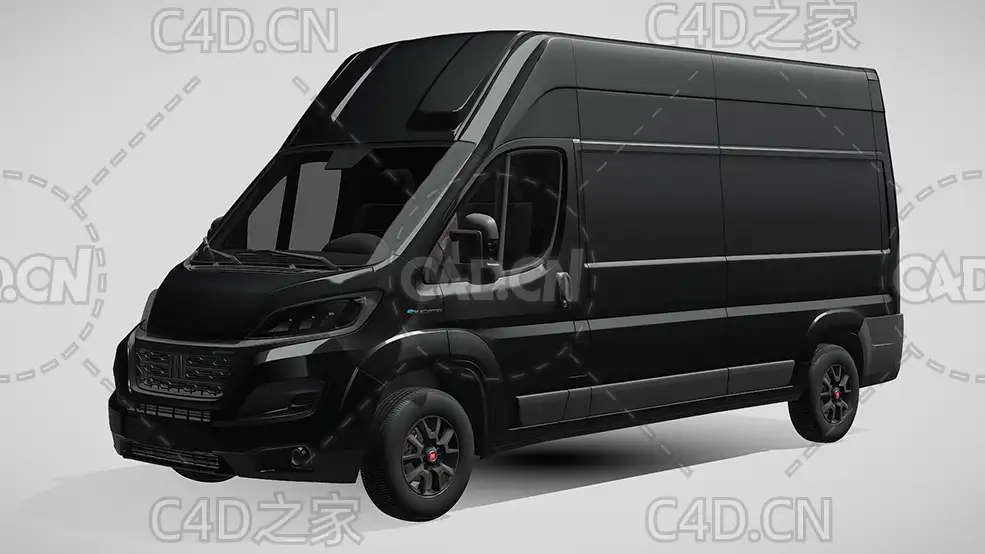 菲亚特汽车ducato杜卡托面包车2022款C4D汽车模型下载 - C4D之家 - 209.jpg