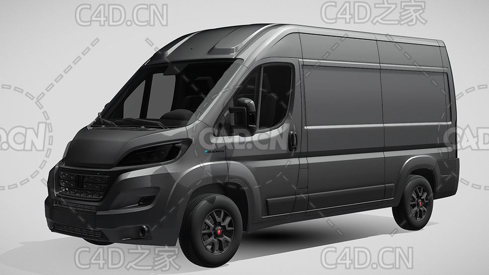 菲亚特汽车ducato杜卡托面包车2022款C4D汽车模型下载 - C4D之家 - 207.jpg