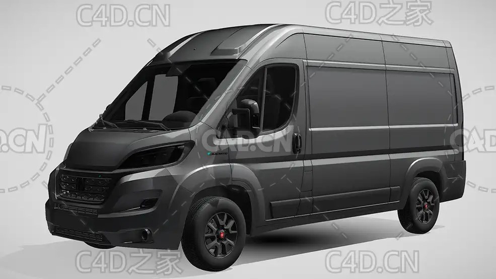 菲亚特汽车ducato杜卡托面包车2022款C4D汽车模型下载 - C4D之家 - 207.jpg