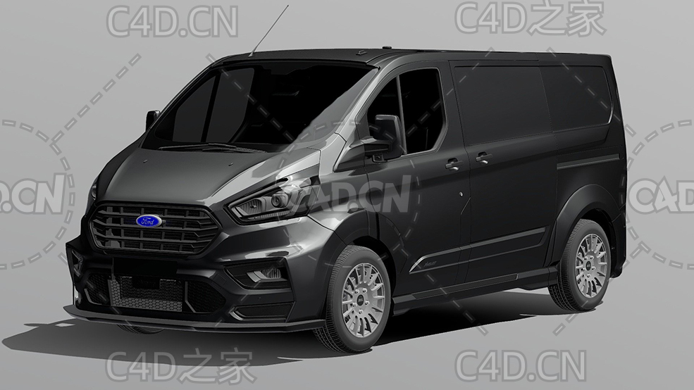 福特Transit商务车2018款C4D汽车模型下载 - C4D之家 - 232.jpg