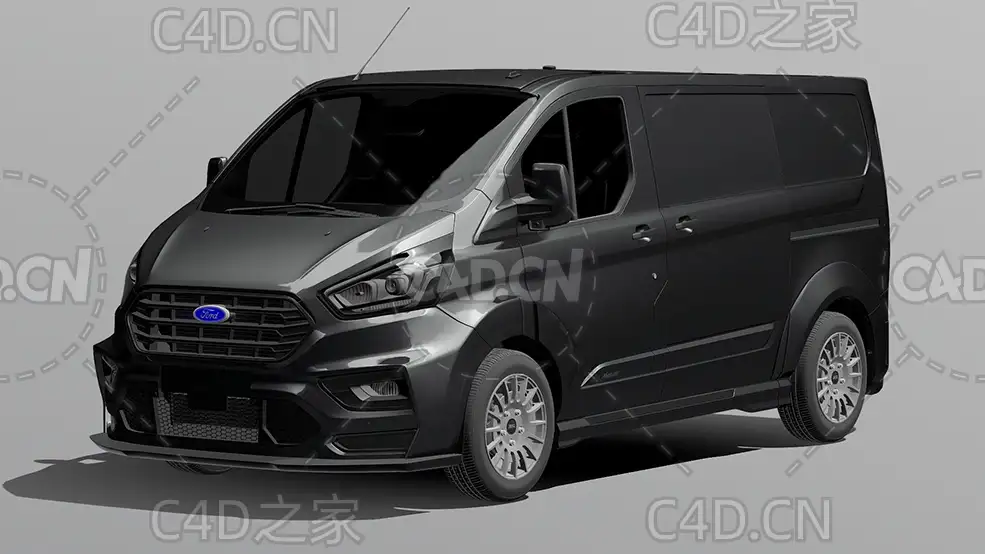 福特Transit商务车2018款C4D汽车模型下载 - C4D之家 - 232.jpg