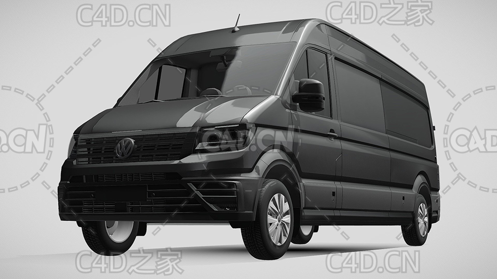 大众汽车2017款面包车商用车C4D汽车模型下载 - C4D之家 - 251.jpg