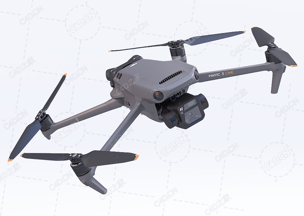 大疆御3无人机C4D模型MAVIC 3 CINE - C4D之家 - C4D.jpg