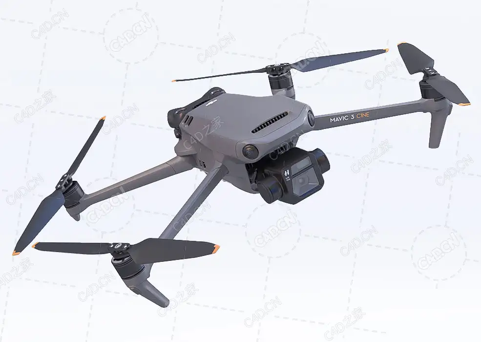 大疆御3无人机C4D模型MAVIC 3 CINE - C4D之家 - C4D.jpg