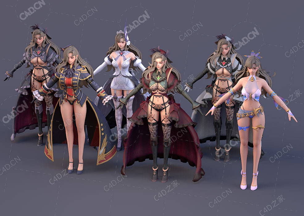 日本动漫女孩卡通人物模型Airen (v1.0)