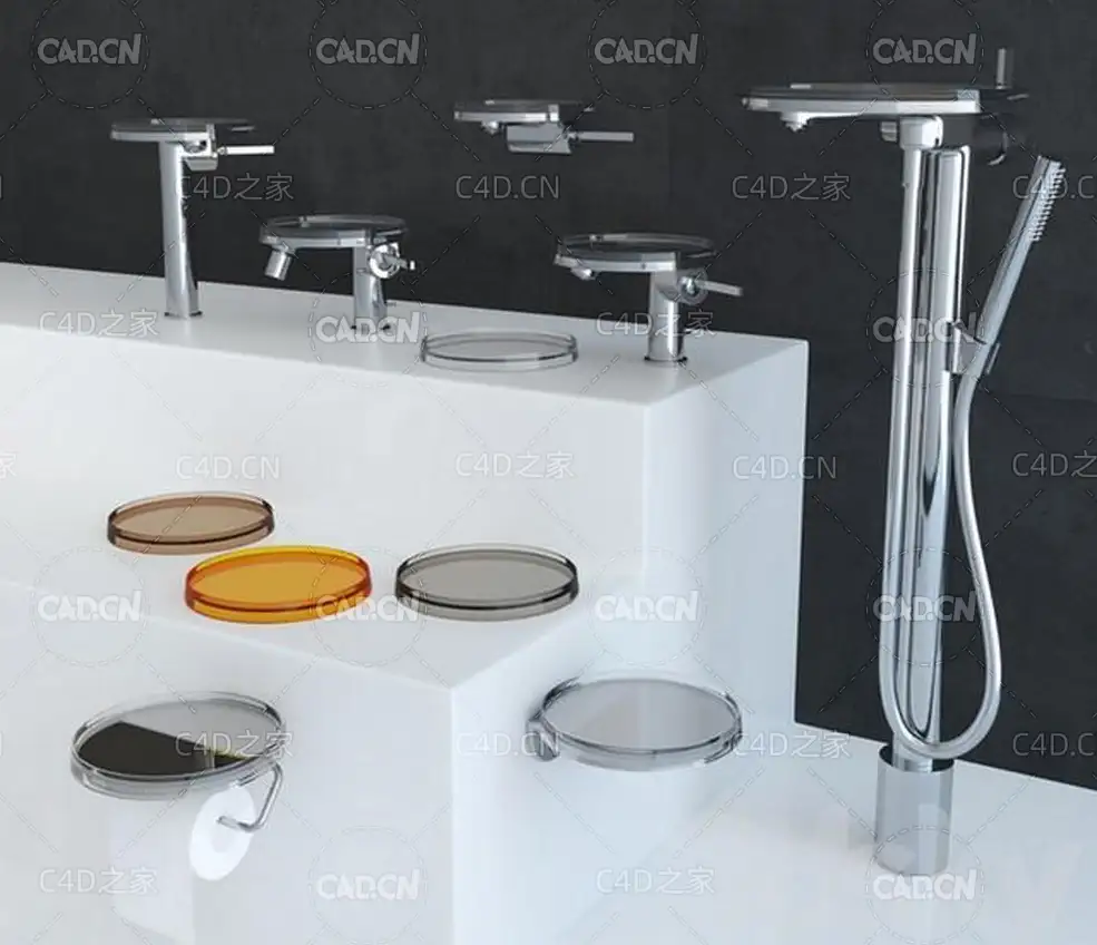 卫浴水龙头厕纸卷纸C4D模型KARTELL by LAUFEN-faucets - C4D之家 - 未标题-1.jpg