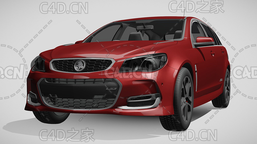 澳大利亚霍顿2016款C4D汽车模型下载 - C4D之家 - 263.jpg