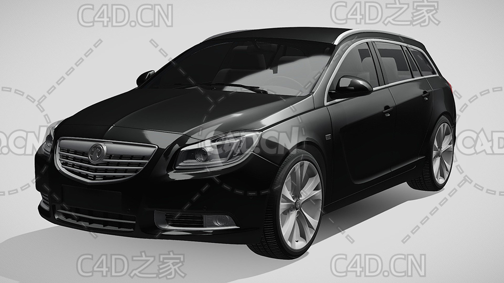 霍顿双涡轮增压运动旅行车2013款C4D汽车模型下载 - C4D之家 - 271.jpg