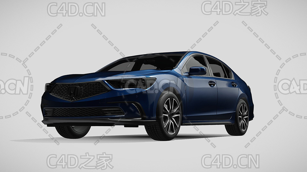 本田传奇汽车家用轿车2021款C4D汽车模型下载 - C4D之家 - 273.jpg