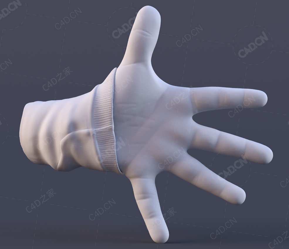 儿童手男人手手掌3D模型child hand