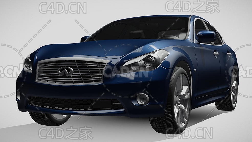 英菲尼迪q70汽车2014款C4D汽车模型下载 - C4D之家 - 305.jpg