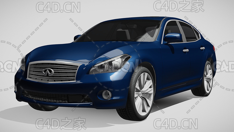 英菲尼迪m56汽车2013款C4D汽车模型下载 - C4D之家 - 303.jpg