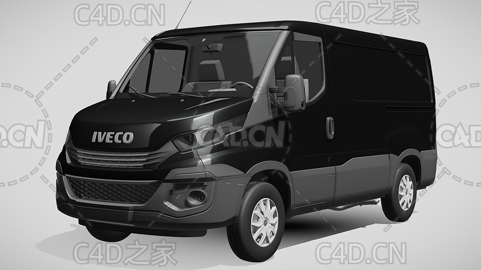 依维柯封闭式面包车货车2017款C4D汽车模型下载 - C4D之家 - 317.jpg