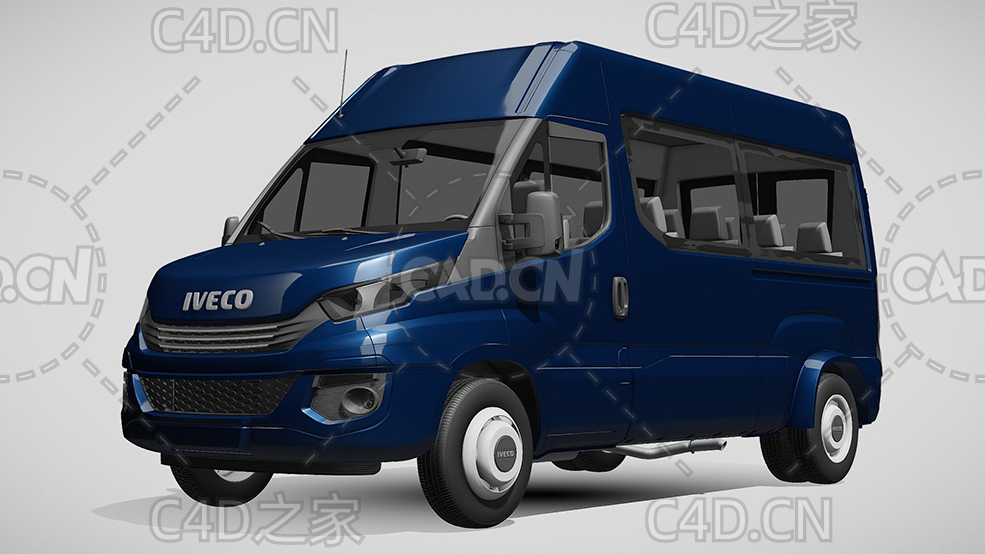依维柯客车小巴商务车2017款C4D汽车模型下载 - C4D之家 - 326.jpg