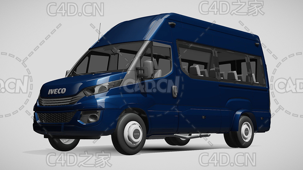 依维柯客车小巴商务车2017款C4D汽车模型下载 - C4D之家 - 331.jpg