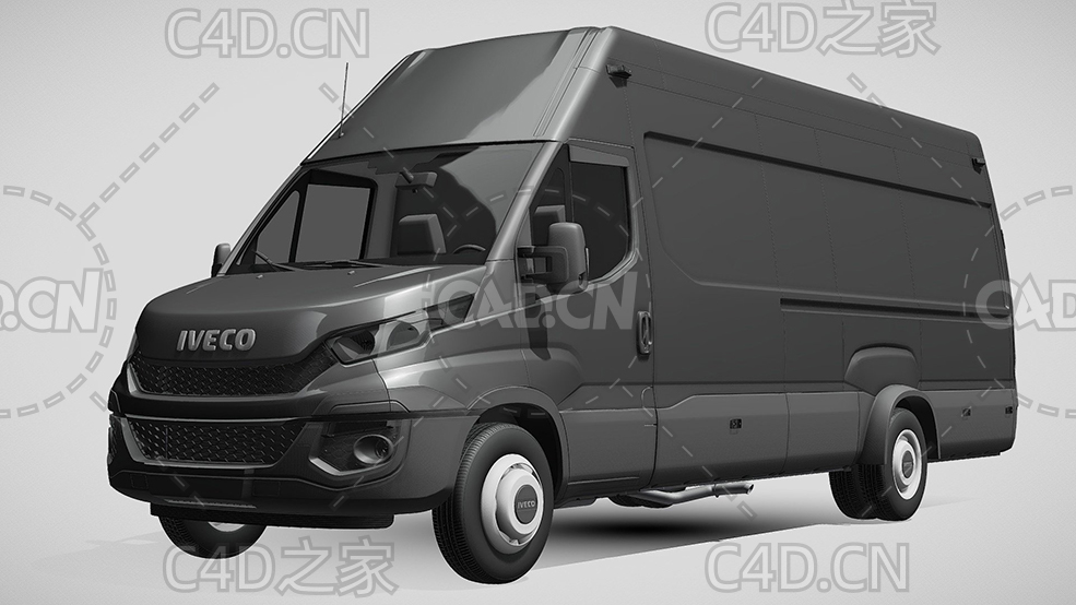 依维柯封闭式面包车货车2014-2016款C4D汽车模型下载 - C4D之家 - 350.jpg