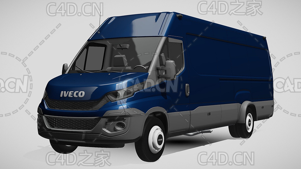 依维柯封闭式面包车货车2014-2016款C4D汽车模型下载 - C4D之家 - 362.jpg