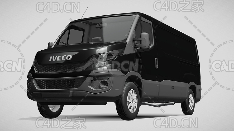 依维柯封闭式面包车货车2014-2016款C4D汽车模型下载 - C4D之家 - 360.jpg