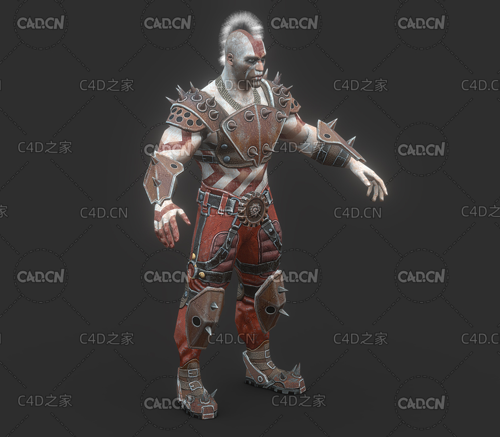 非洲原始部落铠甲战士人物角色mesh_RA_TEST - C4D之家 - 83.jpg