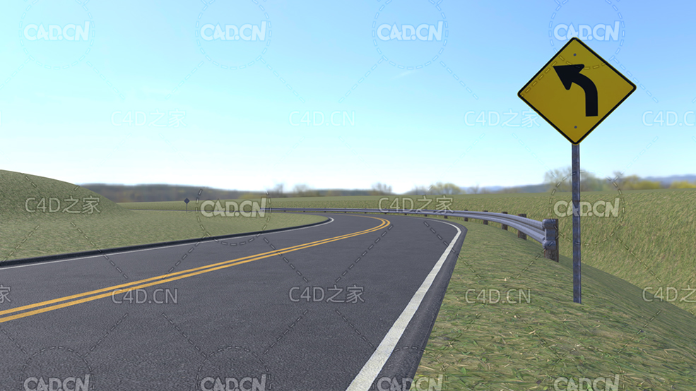 公路转弯模型Road - C4D之家 - 85.jpg