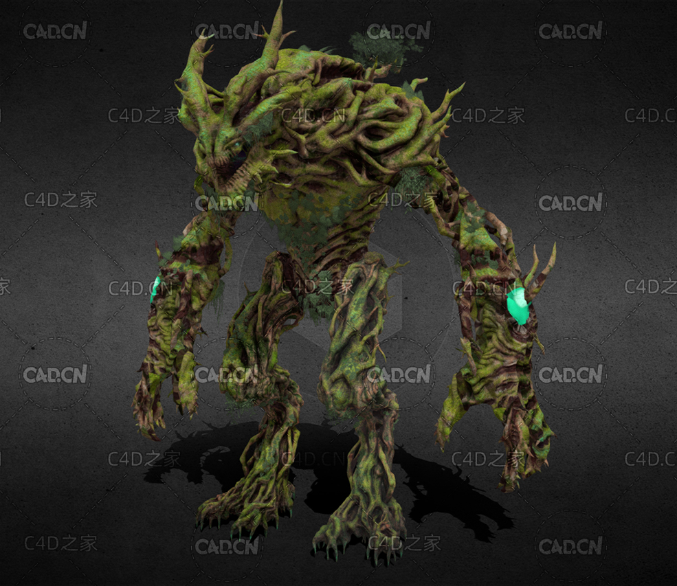 树人怪兽角色模型Forest_Titan - C4D之家 - 91.jpg