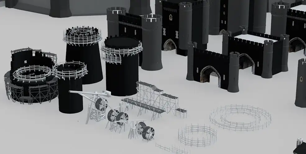 中世纪城堡建筑模型Medieval buildings - C4D之家 - cinema4d_-2022-07-02-18.35.48.jpg