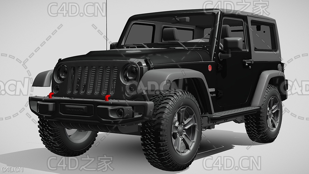 吉普JEEP牧马人卢比肯/罗宾汉rubicon-recon越野车2017款C4D汽车模型下载 - C4D之家 - 373.jpg