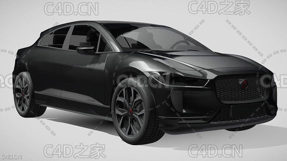 捷豹步伐汽车2022款C4D汽车模型下载 - C4D之家 - 368.jpg