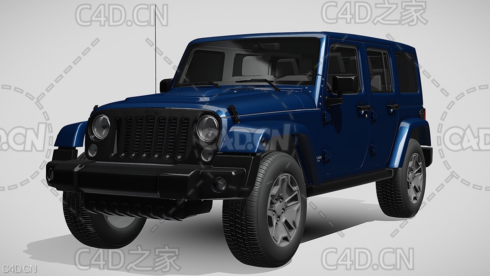 吉普JEEP牧马人无限rubicon-x卢比肯/罗宾汉2014款C4D汽车模型下载 - C4D之家 - 380.jpg