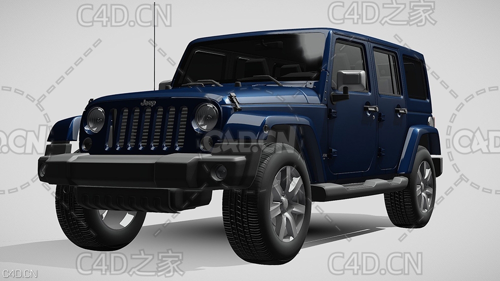 吉普JEEP牧马人无限印度夏季版2014款C4D汽车模型下载 - C4D之家 - 379.jpg