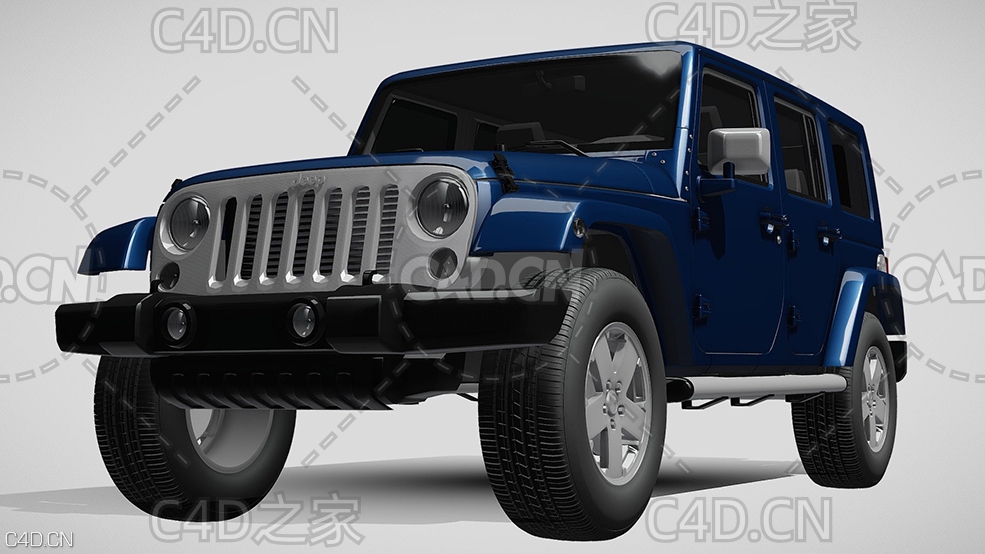 吉普JEEP牧马人无限环境版C4D汽车模型下载 - C4D之家 - 378.jpg