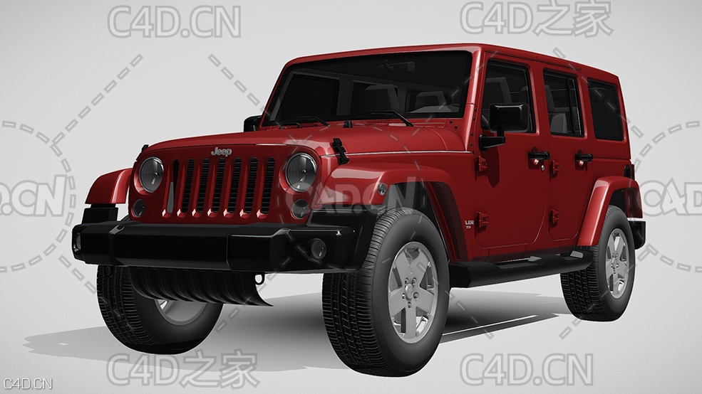 吉普JEEP牧马人无限撒哈拉欧盟-pec-2011款C4D汽车模型下载 - C4D之家 - 381.jpg