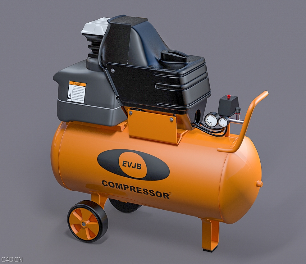 压缩机C4D模型 Compressor - C4D之家 - 06.jpg