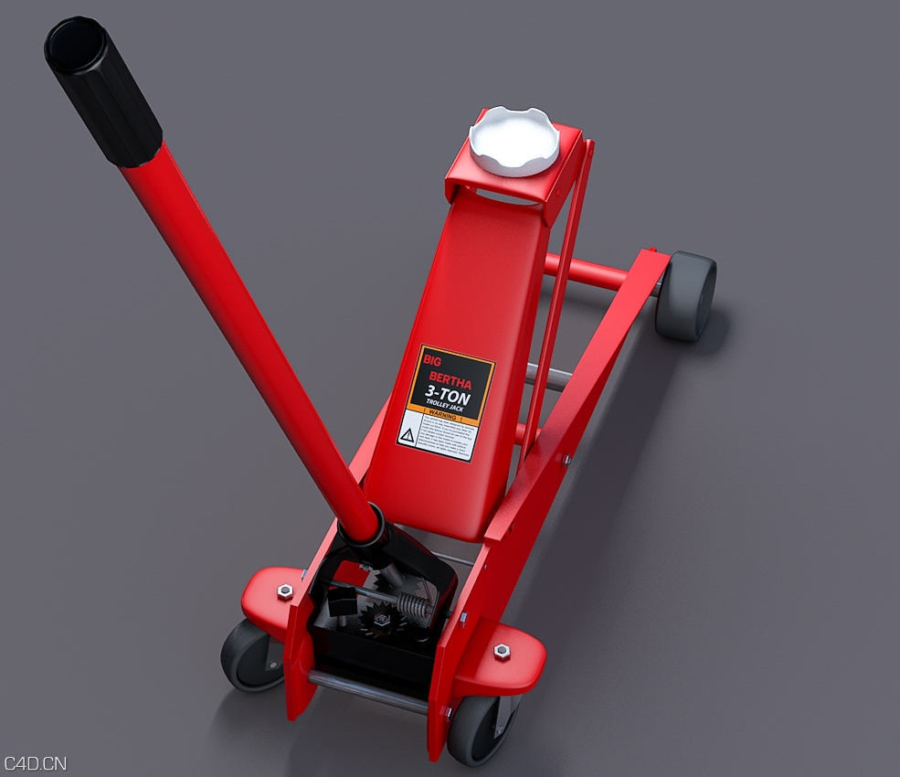 千斤顶C4D模型 Floor-Jack - C4D之家 - 09.jpg
