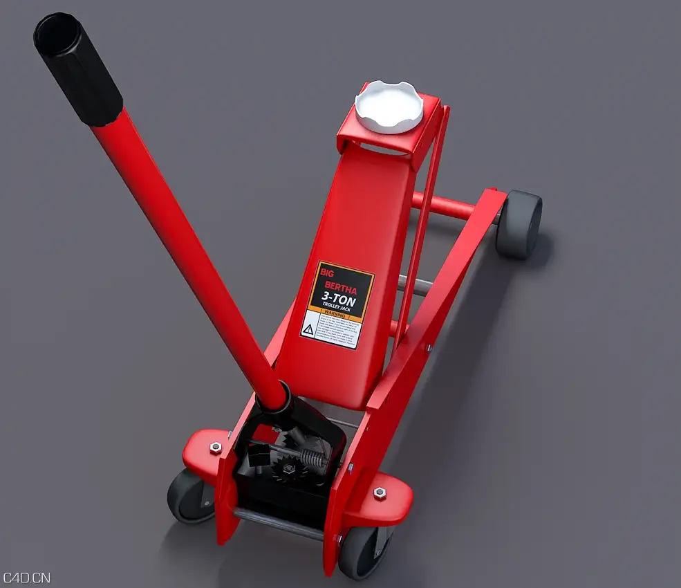 千斤顶C4D模型 Floor-Jack - C4D之家 - 09.jpg