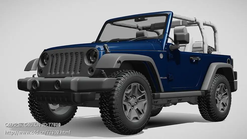 吉普JEEP牧马人威利斯惠勒-jk-2017款C4D汽车模型下载 - C4D之家 - 385.jpg