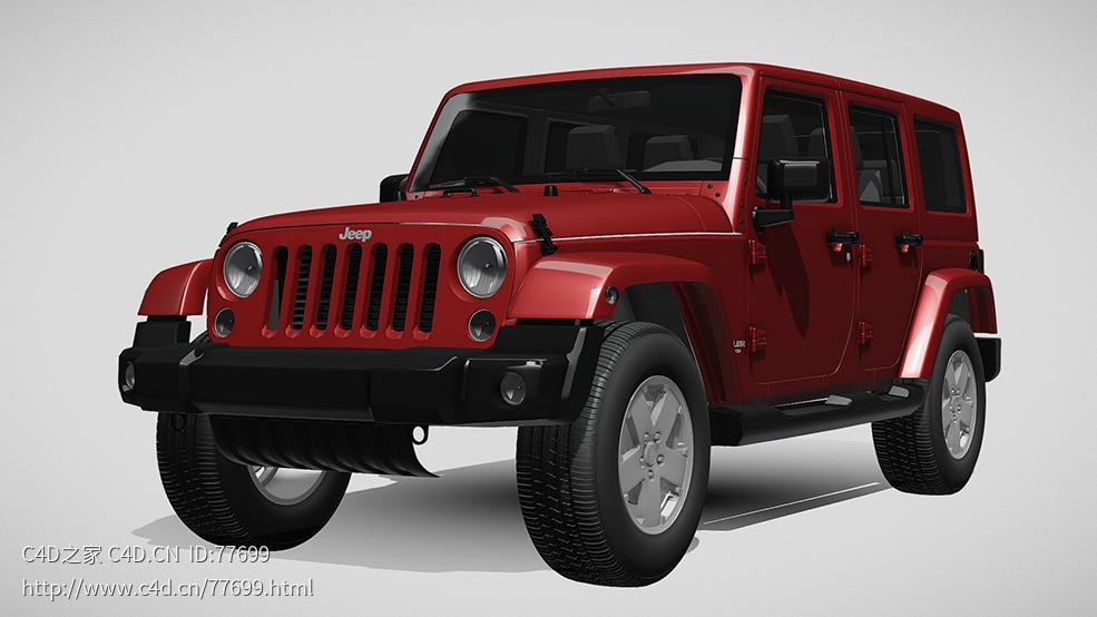 吉普JEEP牧马人无限撒哈拉欧盟规范-2011款C4D汽车模型下载 - C4D之家 - 382.jpg