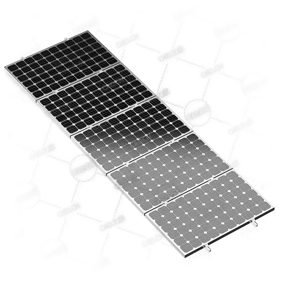 太阳能电池板C4D模型下载solar_panel