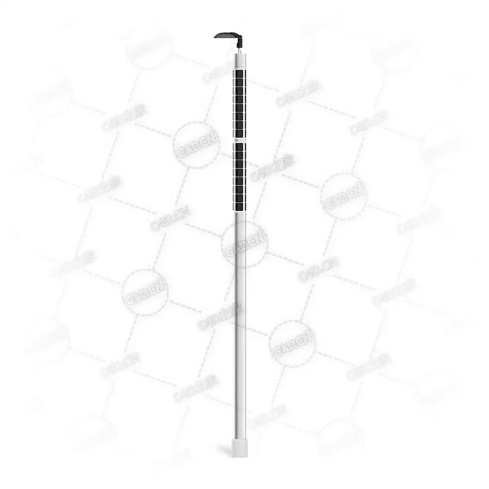 太阳能路灯C4D模型下载solar_street_lamp