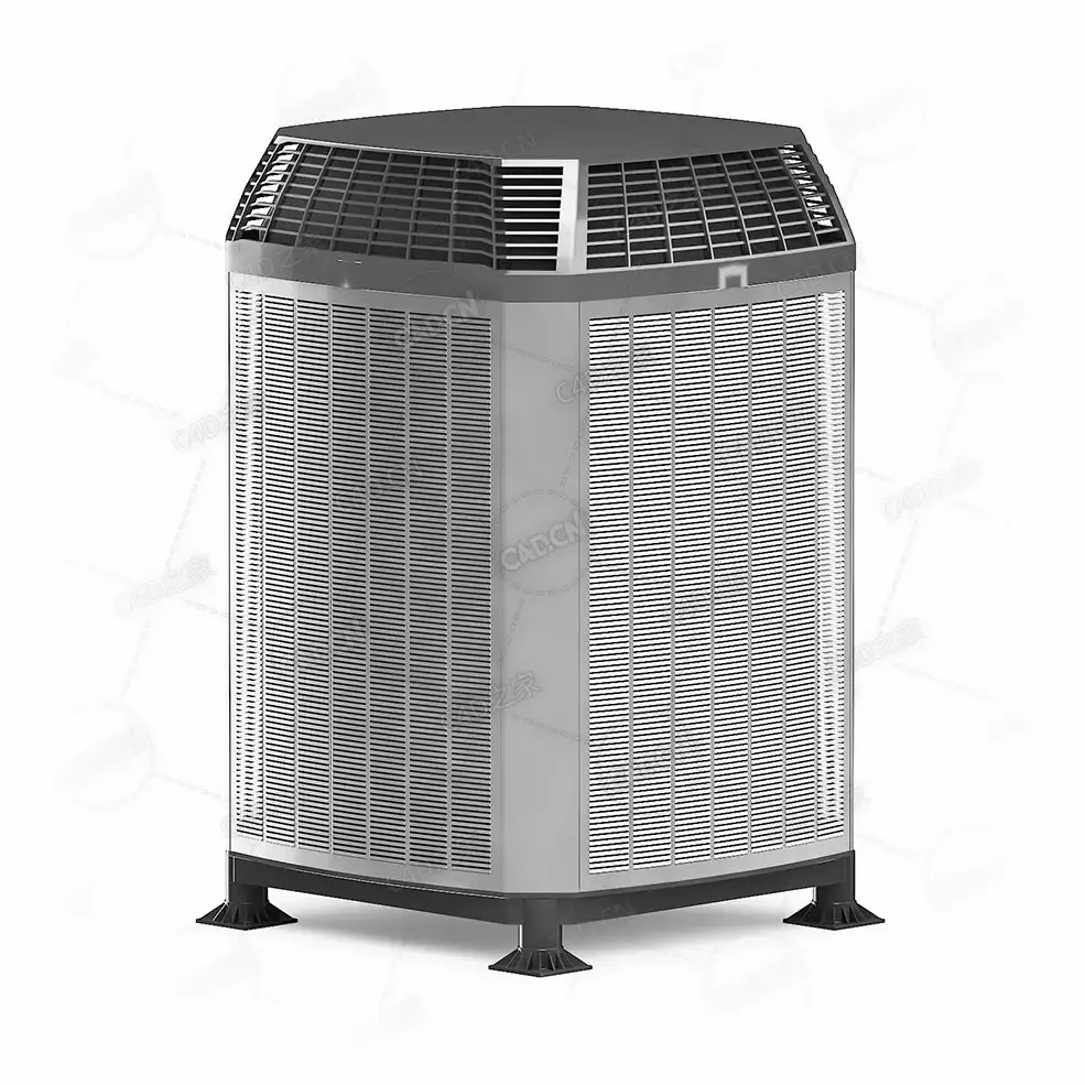 加热器热泵C4D模型下载heat_pump