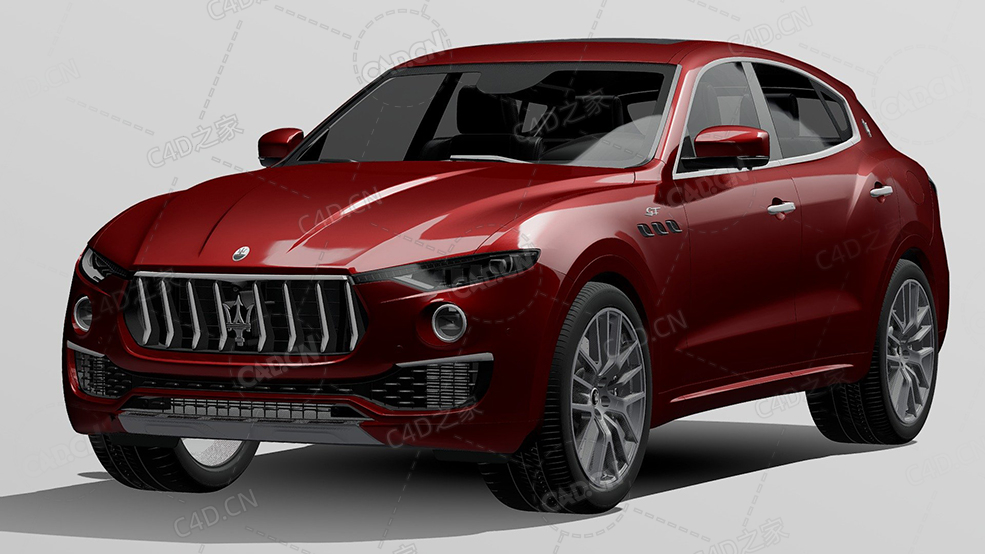 玛莎拉蒂levante-gt混合动力新能源汽车2022款C4D汽车模型下载 - C4D之家 - 425.jpg
