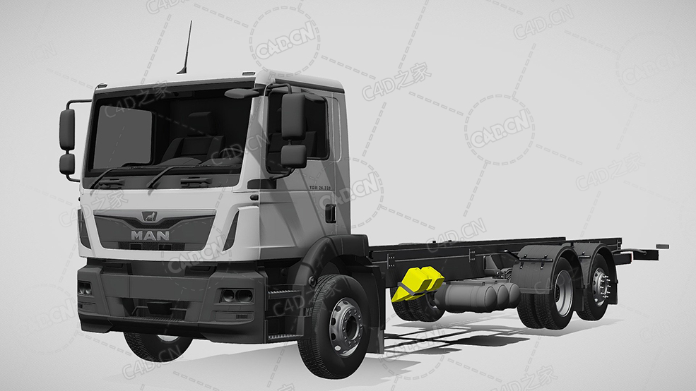 德国曼卡车板车牵引车2019款C4D汽车模型下载 - C4D之家 - 420.jpg