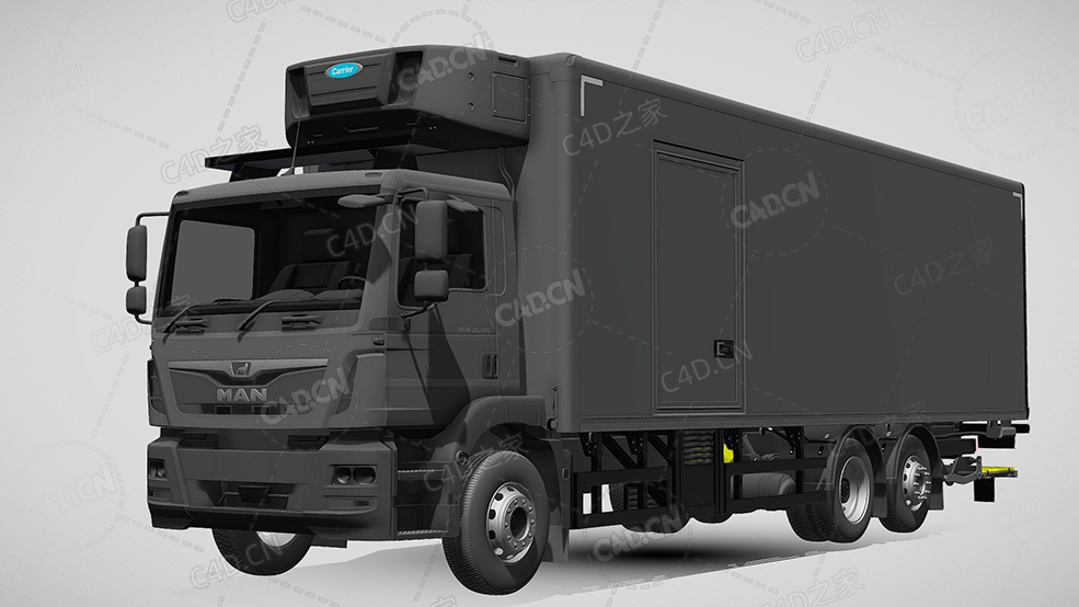 德国曼卡车房车2019款C4D汽车模型下载 - C4D之家 - 422.jpg