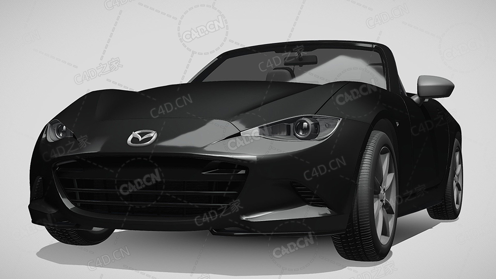 马自达敞篷跑车nd-2016款C4D汽车模型下载 - C4D之家 - 442.jpg