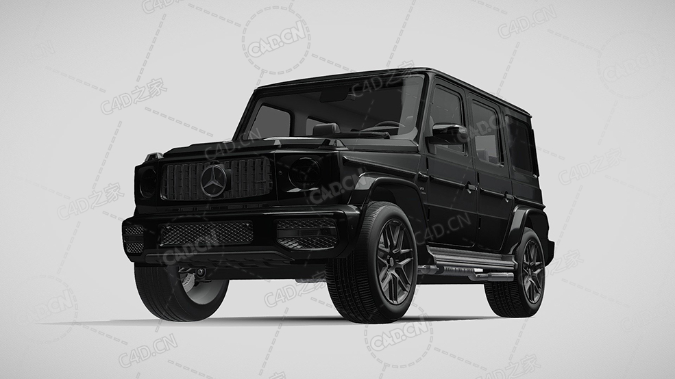 梅赛德斯amg-g63-第1版豪华汽车硬派越野车2019款C4D汽车模型下载 - C4D之家 - 446.jpg